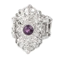 Purple ring paparazzi